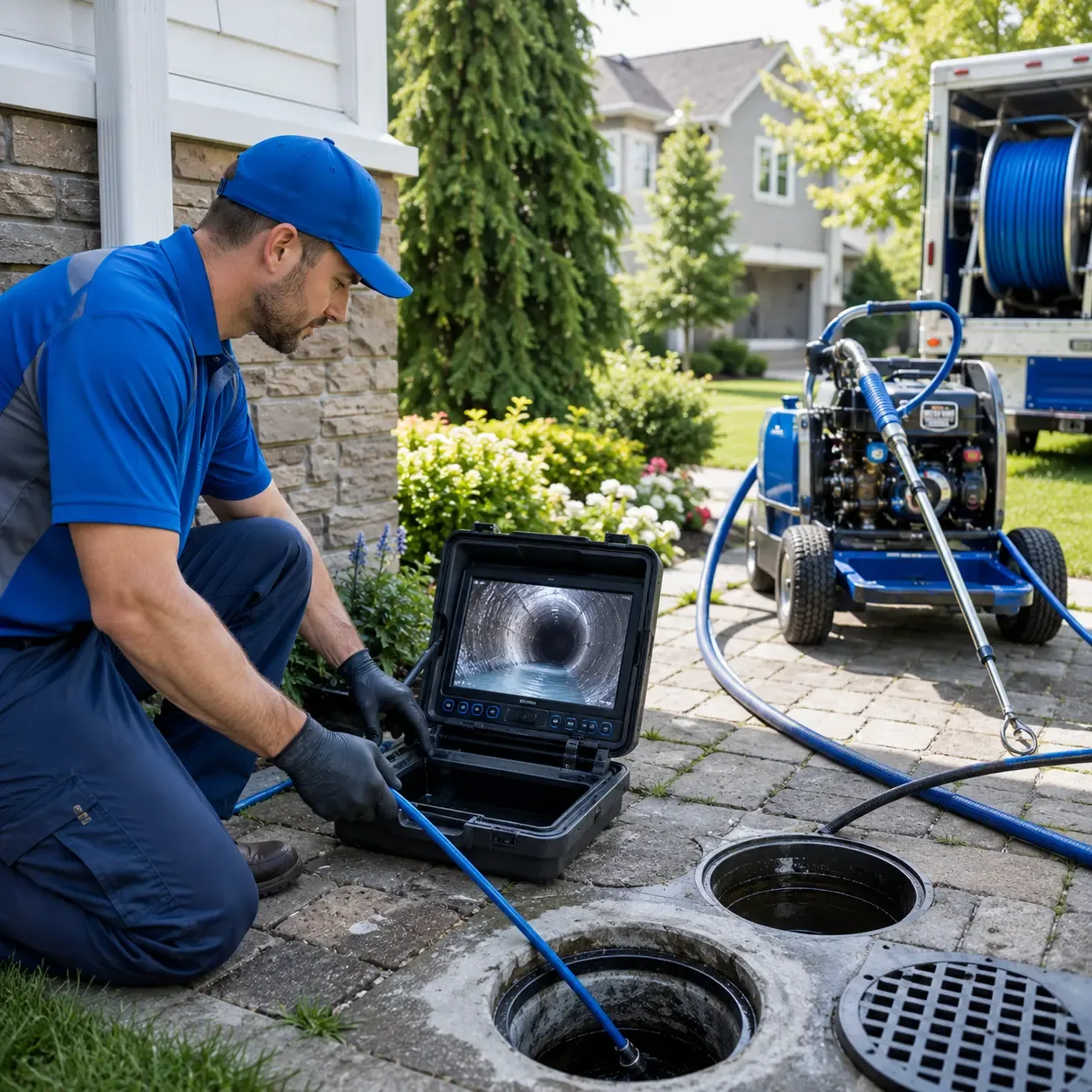 Outdoor drain cleaning professionals serving Mannington, WV